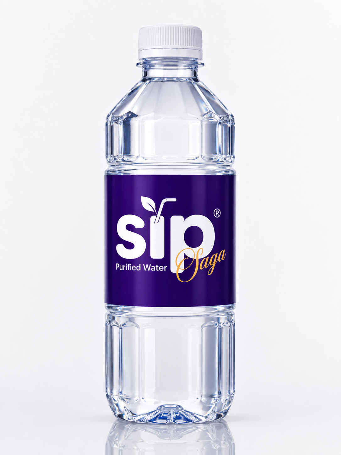 Official SIP Purified Water compact bottle render
